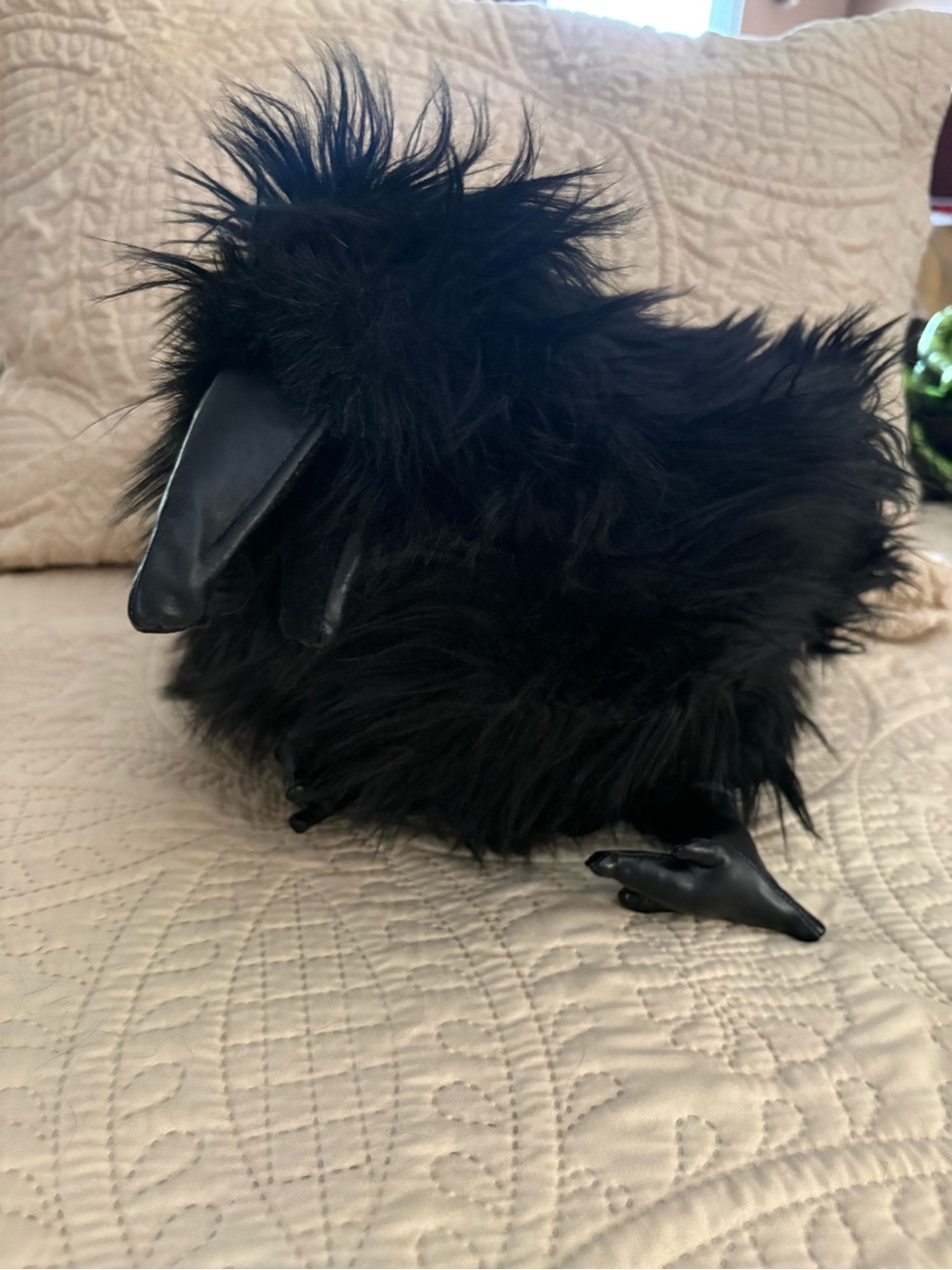 Folkmanis Black Raven Puppet. EUC.